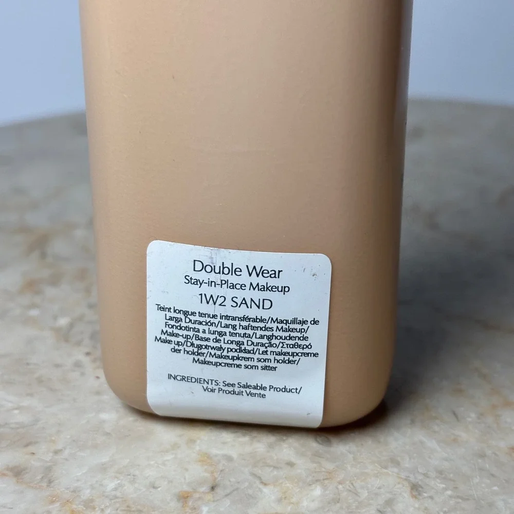 Estée Lauder Double Wear Stay-in-Place Foundation 1W2 Sand Jumbo‎ Bottle